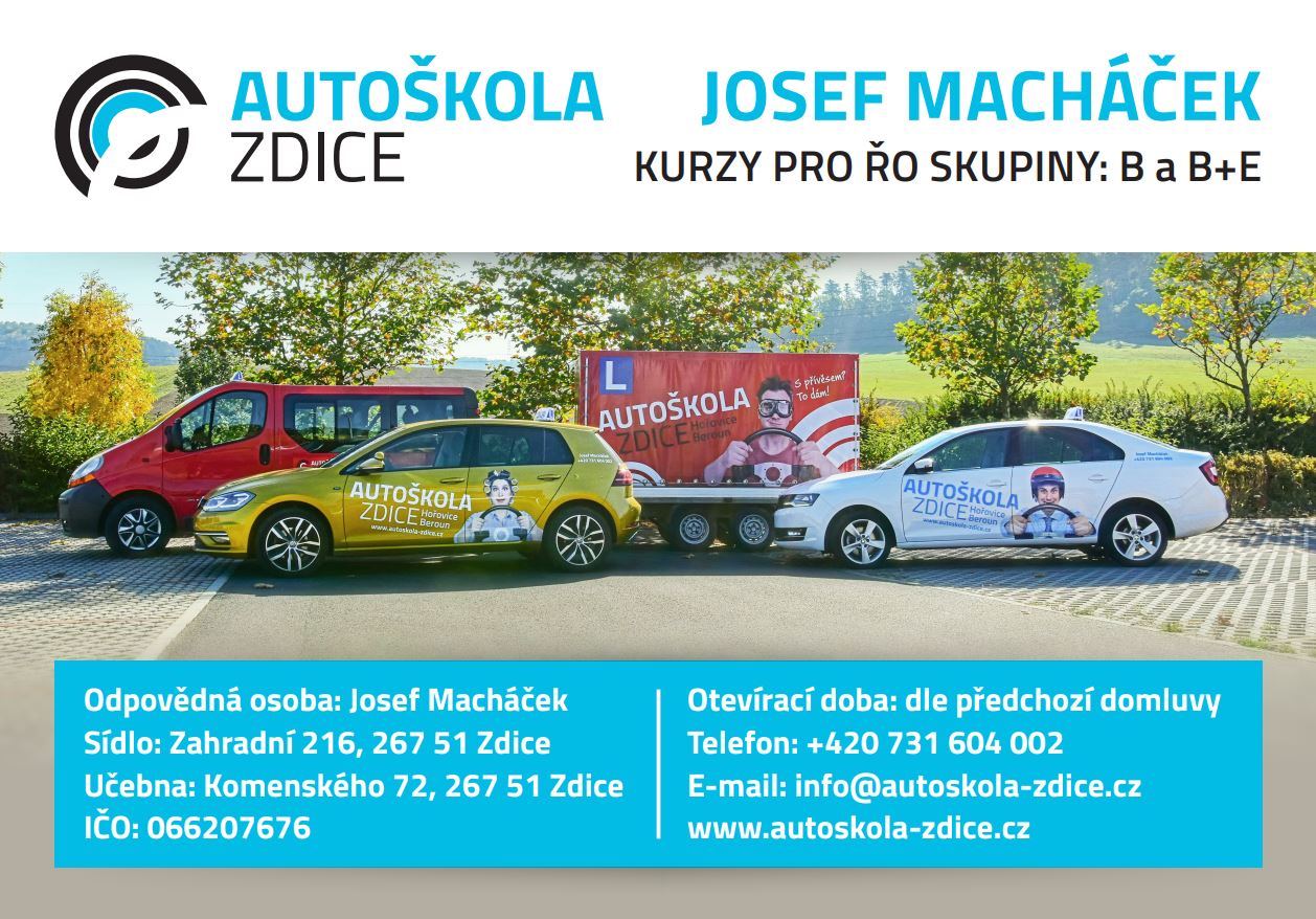 Fotografie autoškoly Autoškola Zdice Josef Macháček ve městě Zdice (1)