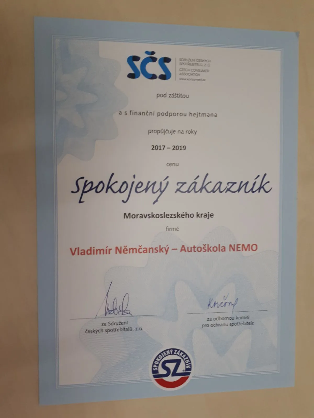 Fotografie autoškoly Autoškola NEMO - Vladimír Němčanský v Opavě (2)