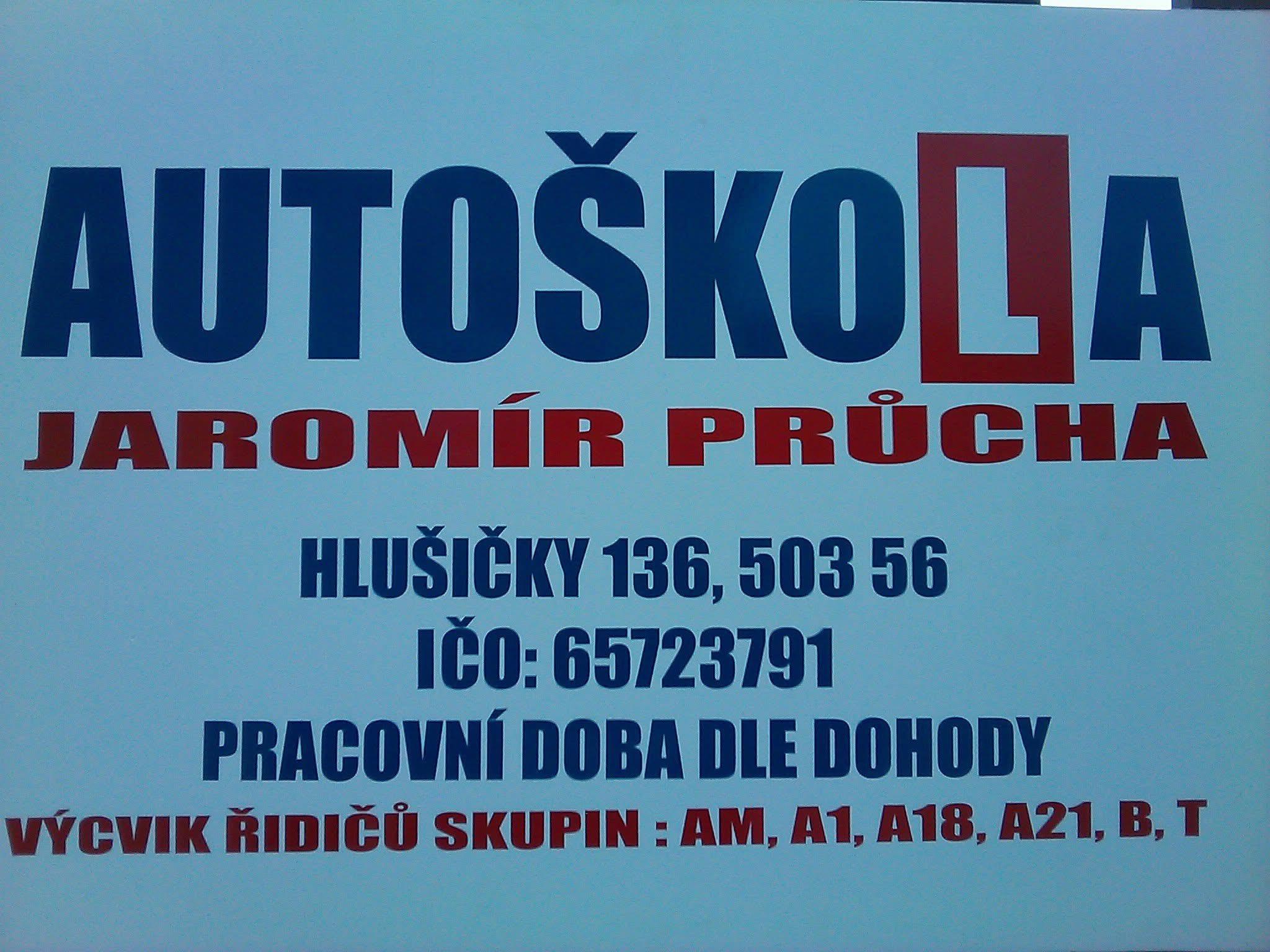 Fotografie autoškoly Autoškola Jaromír Průcha ve městě Hlušičky (1)